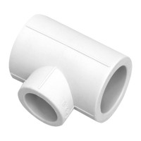 Тройник PPR Blue Ocean (белый) 25х20х25 редукционный