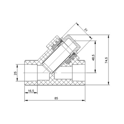 Фильтр PPR Blue Ocean 25