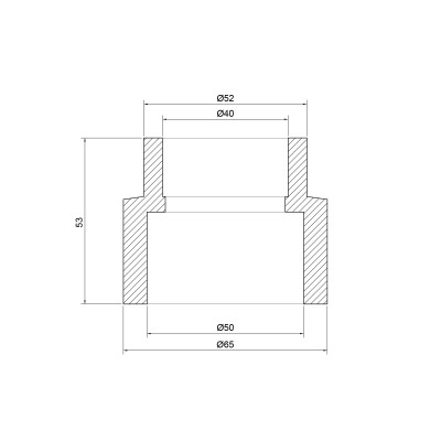 Муфта PPR Thermo Alliance 50х40