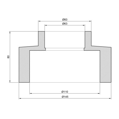 Муфта PPR Thermo Alliance 110х63