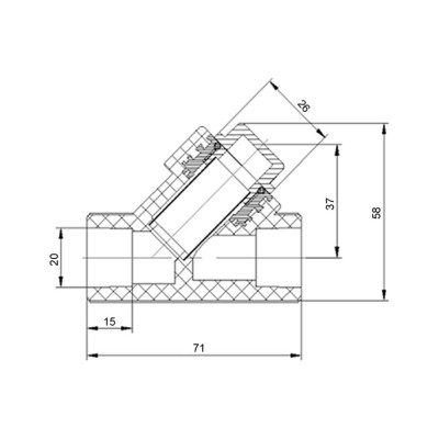 Фильтр PPR Blue Ocean 20