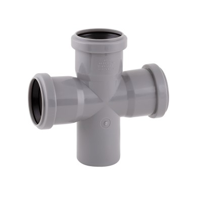 Крестовина канализационная TA Sewage 50, 90° Крестовина канализационная TA Sewage 50, 90°