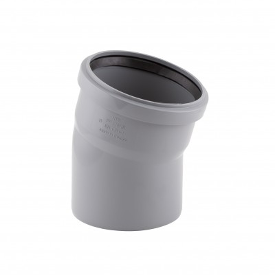 Колено PPR канализационное TA Sewage 110, 15° Колено PPR канализационное TA Sewage 110, 15°