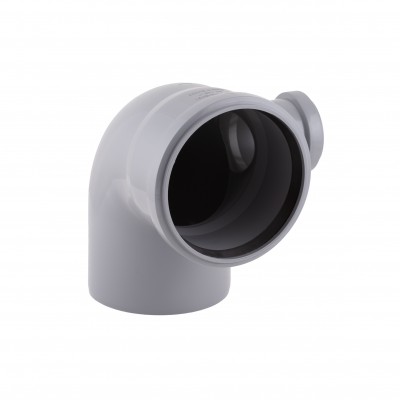 Колено канализационное с отводом TA Sewage 110х110х50, 90° Колено канализационное с отводом TA Sewage 110х110х50, 90°