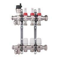 Коллектор с расходомерами SD Forte 1" 11 выходов SFE00411 Коллектор с расходомерами SD Forte 1" 11 выходов SFE00411