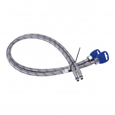 Гибкая подводка для воды SD Plus М10 80 см (пара) SD396W80 Гибкая подводка для воды SD Plus М10 80 см (пара) SD396W80