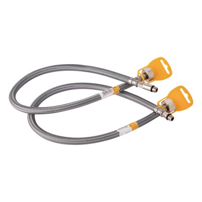 Гибкая подводка для воды SD Forte М10 100 см (пара) SF390W100 Гибкая подводка для воды SD Forte М10 100 см (пара) SF390W100