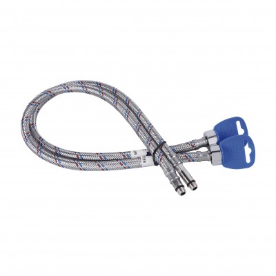 Гибкая подводка для воды SD Plus М10 60 см (пара) SD396W60 Гибкая подводка для воды SD Plus М10 60 см (пара) SD396W60