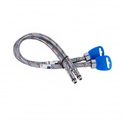 Гибкая подводка для воды SD Plus М10 50 см (пара) SD396W50 Гибкая подводка для воды SD Plus М10 50 см (пара) SD396W50