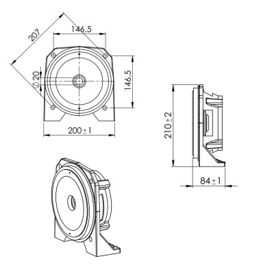 Щит фланцевый Taifu JET150; JET200