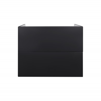 Тумба подвесная Qtap Tern 700х580х437 Matt black QT1774TPL702MB