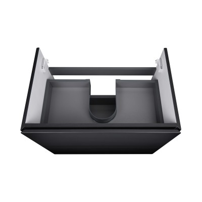 Тумба подвесная Qtap Tern 700х580х437 Matt black QT1774TPL702MB