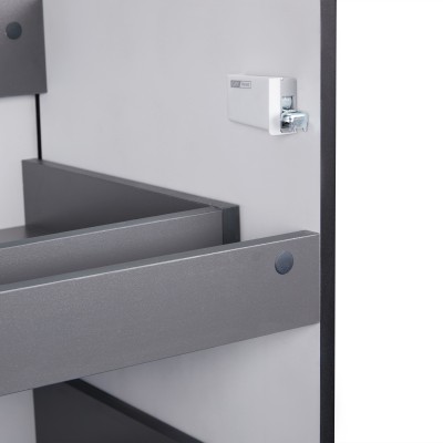 Тумба подвесная Qtap Tern 700х580х437 Matt black QT1774TPL702MB