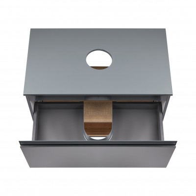 Тумба напольная Qtap Robin 800х616х437 Graphite/Whitish oak со столешницей QT1380TNН8002GWO Тумба напольная Qtap Robin 800х616х437 Graphite/Whitish oak со столешницей QT1380TNН8002GWO