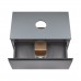 Тумба напольная Qtap Robin 800х616х437 Graphite/Whitish oak со столешницей QT1380TNН8002GWO Тумба напольная Qtap Robin 800х616х437 Graphite/Whitish oak со столешницей QT1380TNН8002GWO