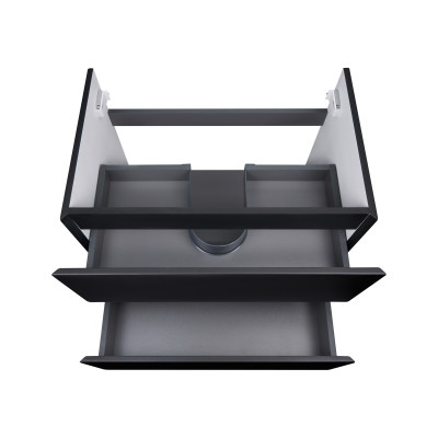 Тумба подвесная Qtap Tern 700х580х437 Matt black QT1774TPL702MB