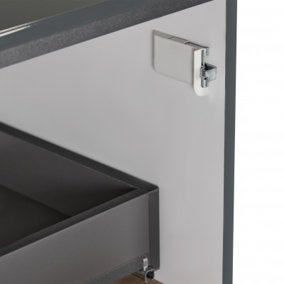 Тумба напольная Qtap Robin 800х616х437 Graphite/Whitish oak со столешницей QT1380TNН8002GWO Тумба напольная Qtap Robin 800х616х437 Graphite/Whitish oak со столешницей QT1380TNН8002GWO