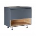 Тумба напольная Qtap Robin 800х616х437 Graphite/Whitish oak со столешницей QT1380TNН8002GWO Тумба напольная Qtap Robin 800х616х437 Graphite/Whitish oak со столешницей QT1380TNН8002GWO