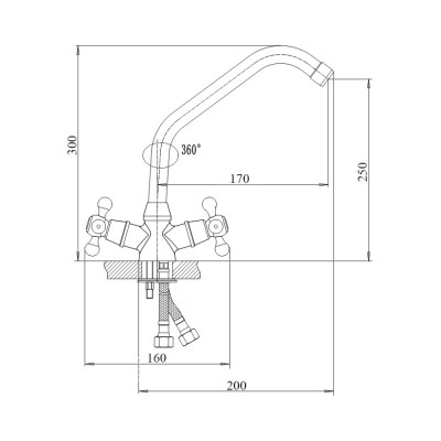 Смеситель для кухни SW Mayfair EC 271
