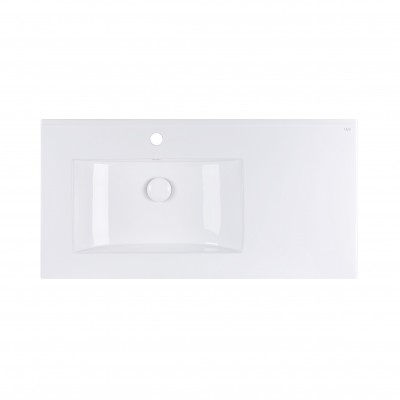 Раковина Qtap Albatross New 910x470x180 White с донным клапаном QT0111750690LW