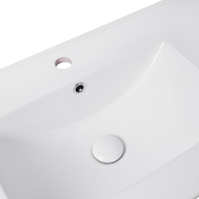 Раковина Qtap Albatross E 900х460х180 White с донным клапаном QT01119090EW