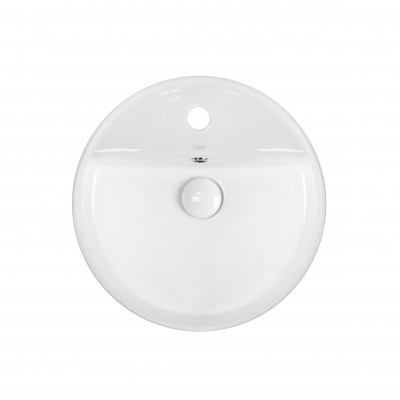 Раковина-чаша Qtap Swan 420х420х145 White с донным клапаном QT1611A051TW