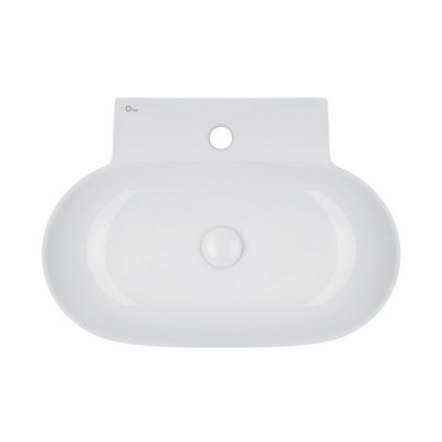 Раковина Qtap Cardinal 565х400х130 White с донным клапаном QT0411K177W