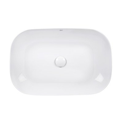 Раковина-чаша Qtap Robin 610x400x145 White с донным клапаном QT13112143PW