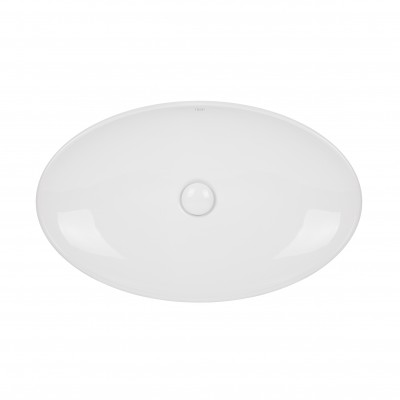 Раковина-чаша Qtap Dove 680х420х120 White с донным клапаном QT0611K160W