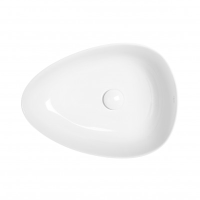 Раковина-чаша Qtap Leo 400х350х160 White с донным клапаном QT1111A053W