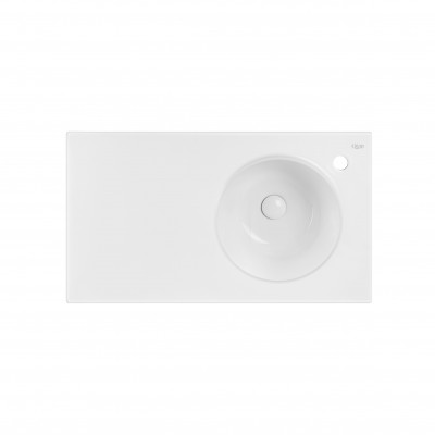 Раковина Qtap Virgo 800х460х300 White с донным клапаном QT1811FL8130ARRW