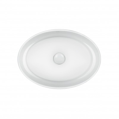 Раковина-чаша Qtap Kolibri 500x360x140 White с донным клапаном QT10113054W