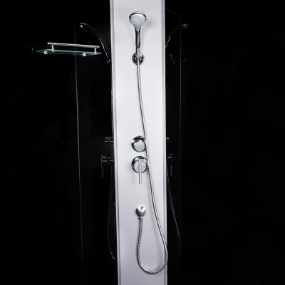 Душевой бокс Lidz Tani SB90x90.SAT.LOW.GR, стекло тонированное 4 мм без поддона Душевой бокс Lidz Tani SB90x90.SAT.LOW.GR, стекло тонированное 4 мм без поддона