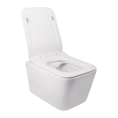 Набор Qtap инсталляция 3 в 1 Nest QT0133M425 + панель смыва QT0111M06028CRM + унитаз с сиденьем Crow QT05335170W