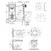 Набор инсталляция 4 в 1 Grohe Rapid SL 38772001 + унитаз с сиденьем Qtap Scorpio QT1433053ERMB