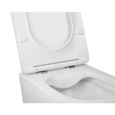 Комплект инсталляция Grohe Rapid SL 38722001 + унитаз с сиденьем Qtap Jay QT07335176W + набор для гигиенического душа Grohe BauClassic 111048