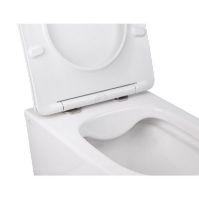 Комплект инсталляция Grohe Rapid SL 38721001 + унитаз с сиденьем Qtap Swan QT16335178W + набор для гигиенического душа Grohe BauClassic 2904800S