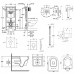 Комплект инсталляция Grohe Rapid SL 38722001 + унитаз с сиденьем Qtap Jay QT07335176W + набор для гигиенического душа Grohe BauClassic 111048
