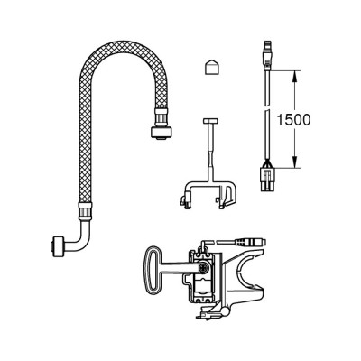 Сливной механизм для унитаза-биде Grohe Sensia Arena 46944000
