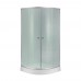 Душевая кабина Lidz Latwa SC80x80.SAT.LOW.FR, стекло Frost 4 мм