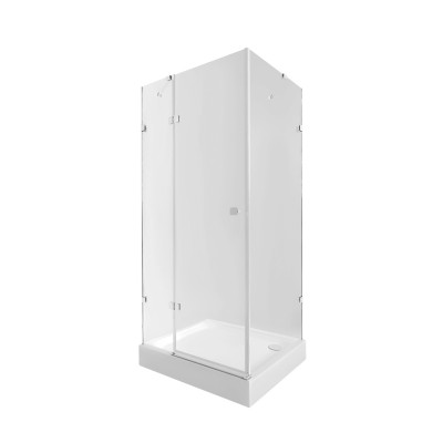 Душевая кабина Qtap Capricorn CRM1018RC6 Clear 2020x1000x800 мм + поддон Tern 301812C 100x80x12 см с сифоном