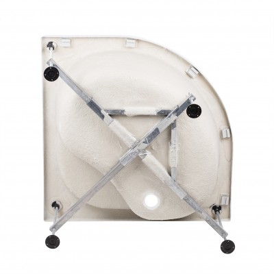 Душевая кабина Lidz Latwa SC80x80.SAT.HIGH.FR, стекло Frost 4 мм