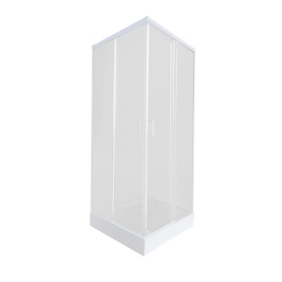 Душевая кабина Qtap Taurus WHI1099SC6 Clear 2020x900x900 мм + поддон Tern 309912C 90x90x12 см с сифоном