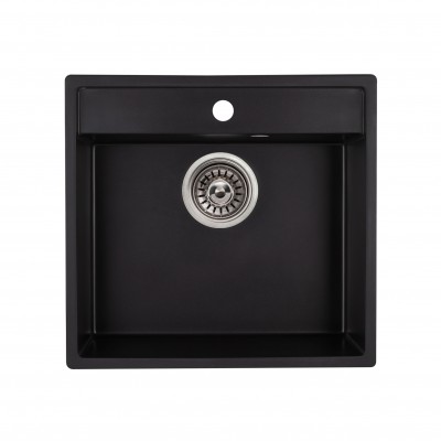 Кухонная мойка Qtap CS 5250 Black (QT5250BLA404)