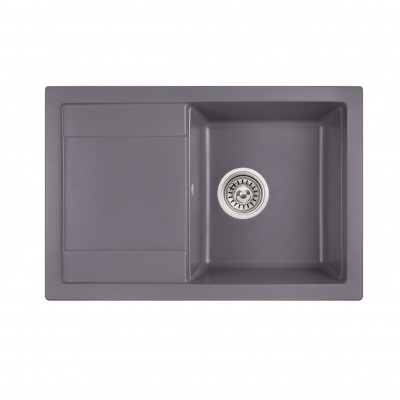 Кухонная мойка Qtap CS 7449 Grey (QT7449GRE471)