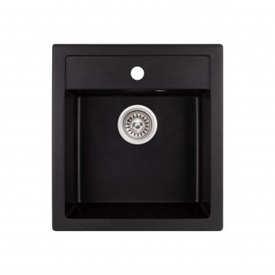 Кухонная мойка Qtap CS 5046 Black (QT5046BLA404)