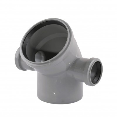 Колено 2 пл 110x110х45+ 2х50х90° (левое+ правое) TA Sewage Колено 2 пл 110x110х45+ 2х50х90° (левое+ правое) TA Sewage