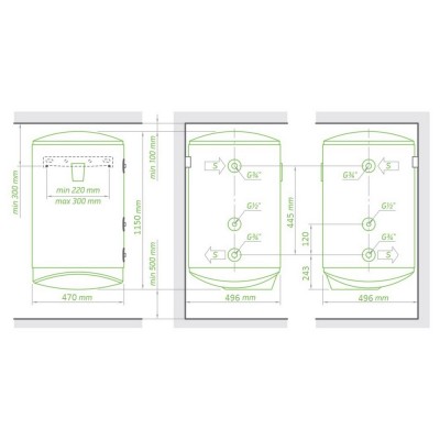Комбинированный водонагреватель Tesy Modeco 120 л, сухой ТЭН 1,2 кВт (GCV9S1204724DC21TS2RCP) 303562 Комбинированный водонагреватель Tesy Modeco 120 л, сухой ТЭН 1,2 кВт (GCV9S1204724DC21TS2RCP) 303562