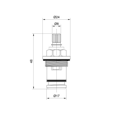 Кран-букса Wal PM3300