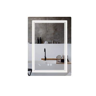 Зеркало Qtap Cardinal (CA2) 600х800 с LED-подсветкой Touch, с антизапотеванием, с диммером, рег. темп. цвета (3000-6500K) Reverse QT0478C608048453